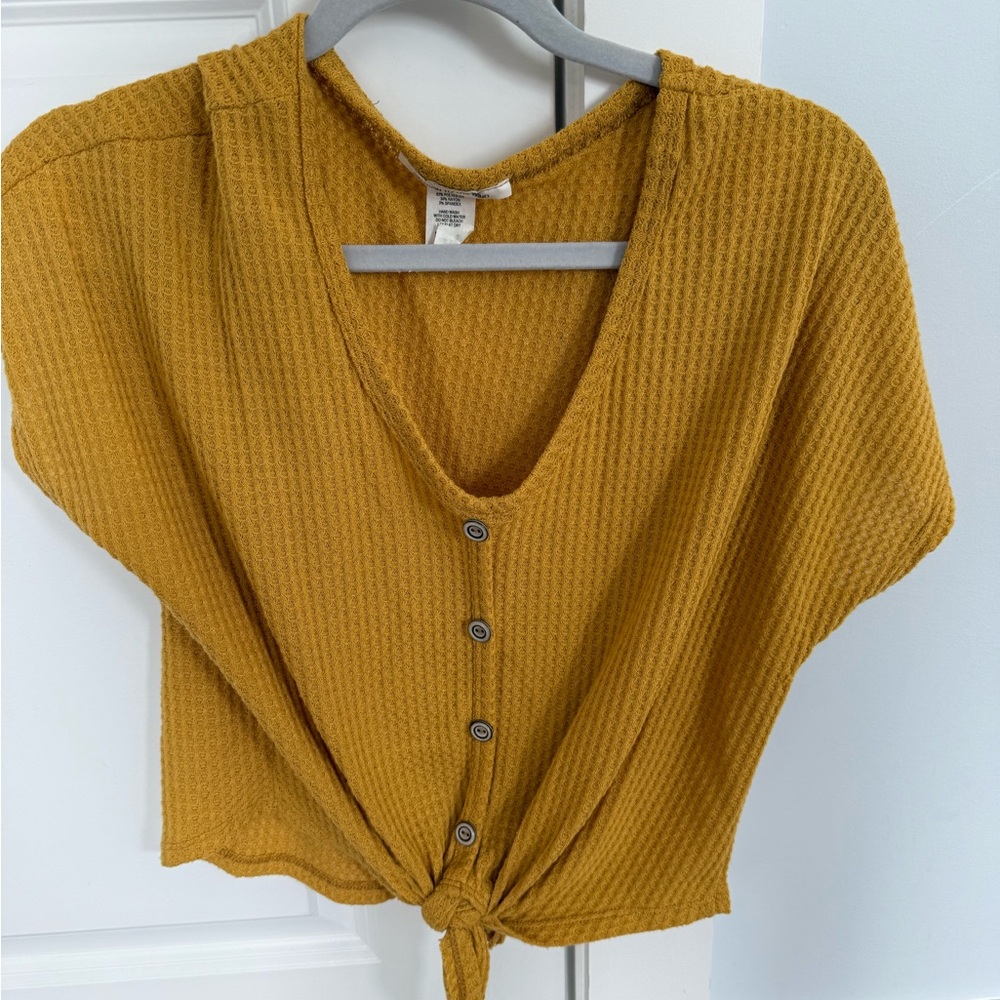 Lightweight Mustard Sweater
